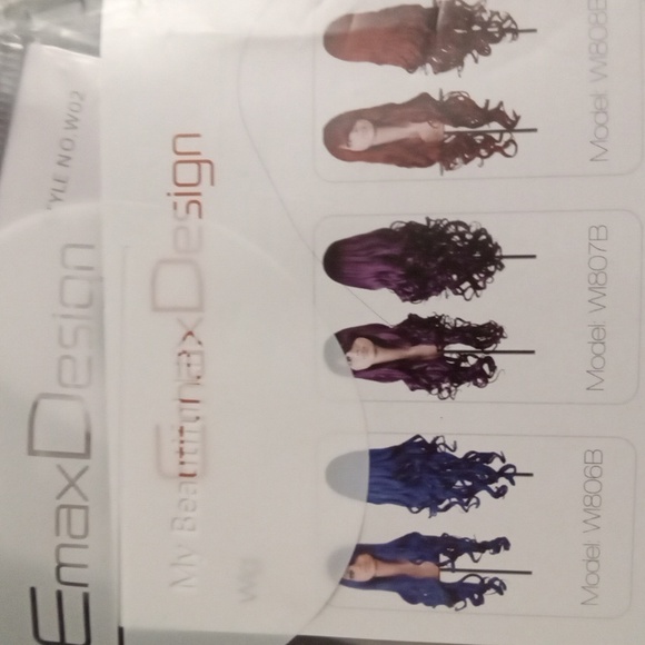 Emax design. Wig. Purple. Nwt! - Picture 2 of 4